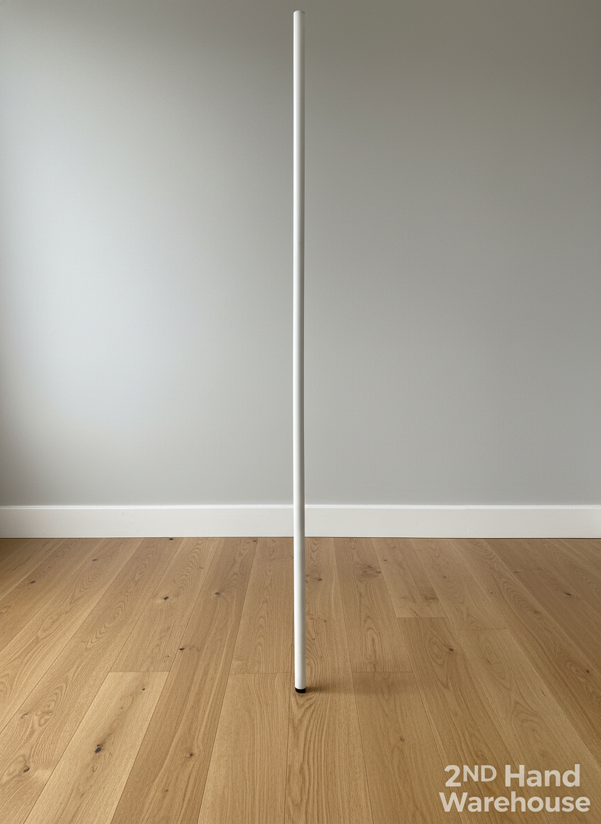 Versatile White Utility Pole - DIY & Craft Essential