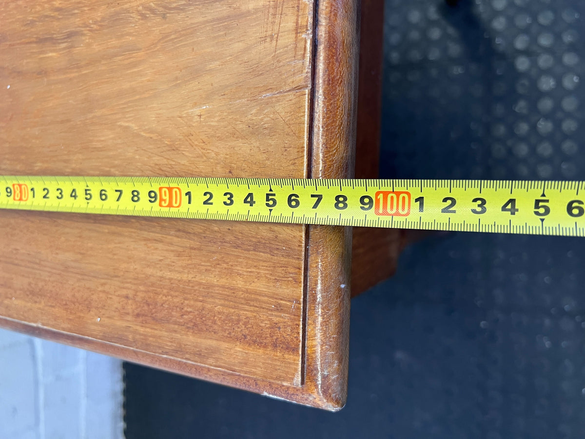 Charming Vintage Wooden Washstand with Basin & Faucet