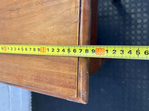 Charming Vintage Wooden Washstand with Basin & Faucet