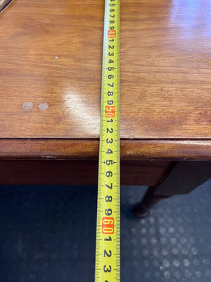 Charming Vintage Wooden Washstand with Basin & Faucet