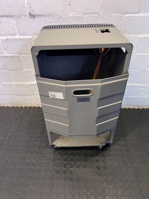 Portable Black Gas Heater - Classic Warmth on Wheels - 2ndhandwarehouse.com