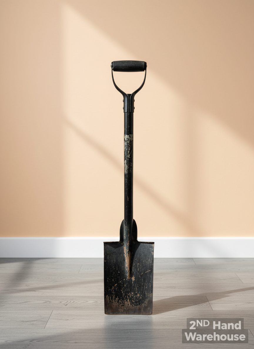 Reliable Black D-Handle Garden Shovel - 2ndhandwarehouse.com