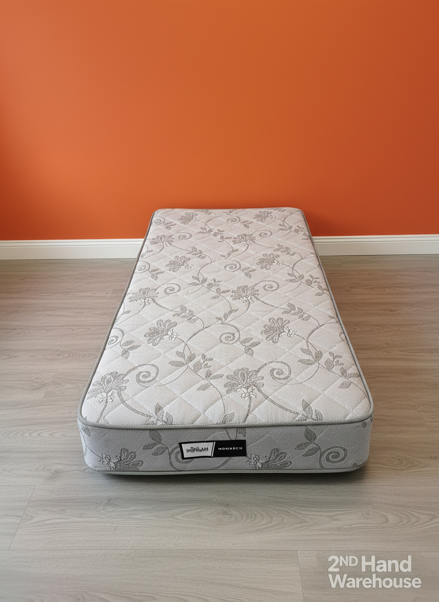 Pre-Loved Single Mattress with Elegant Floral Design