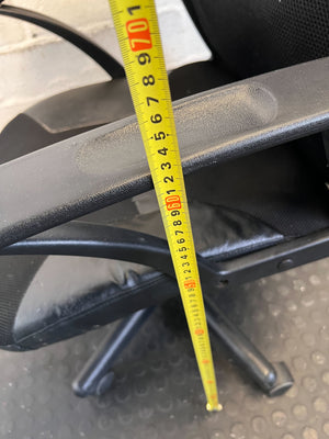 Pre-Loved Black High-Back Office Chair - Hydraulics Dos Not Work