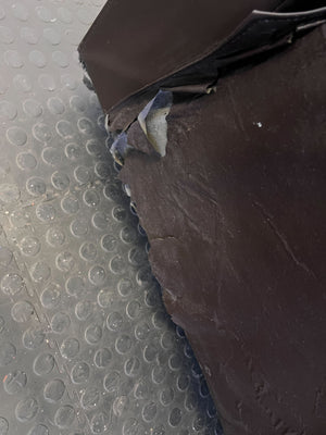 Pre-Loved Dark Brown Recliner Chair - Needs TLC