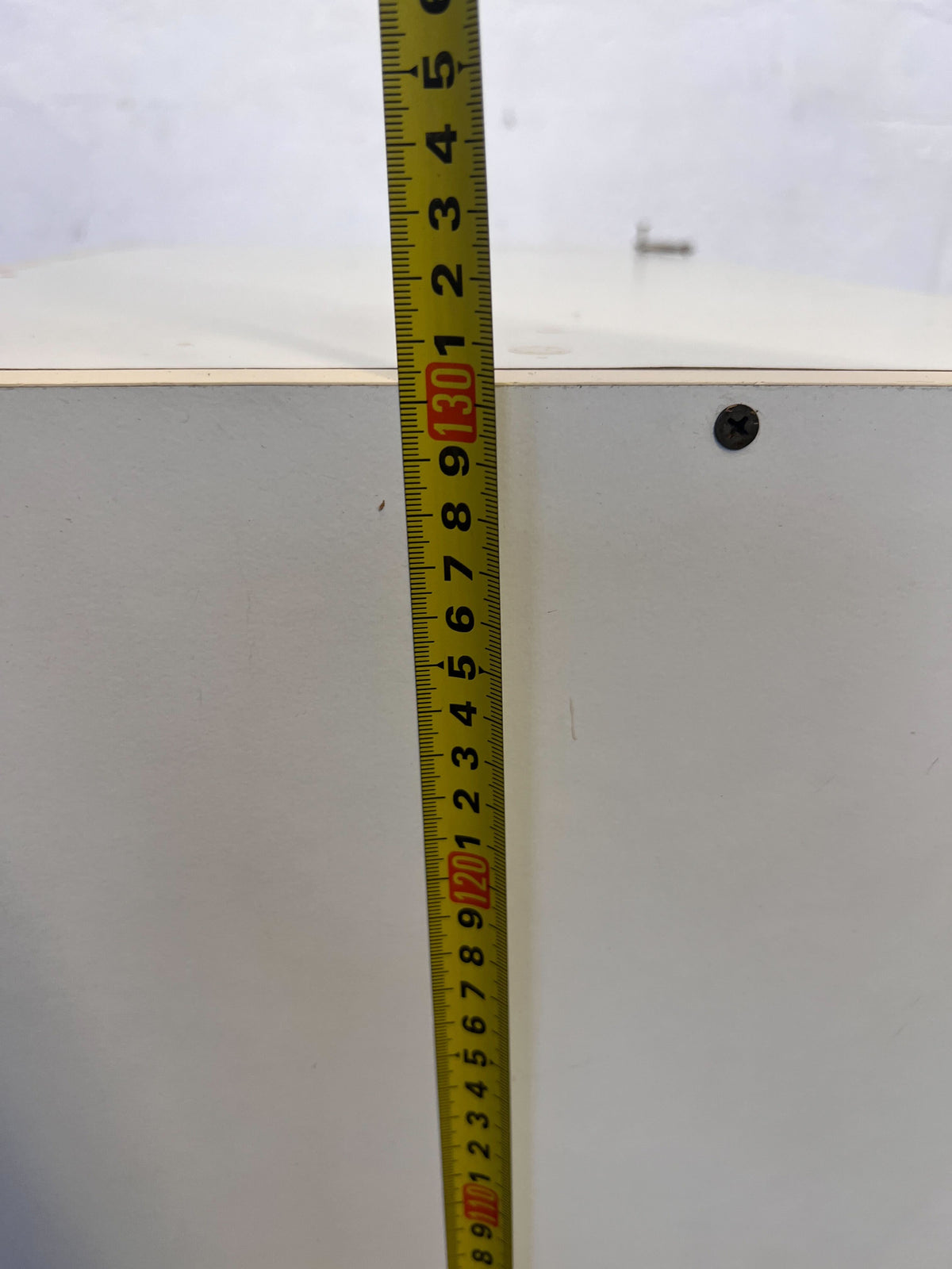 Versatile White Storage Cabinet with Single Door