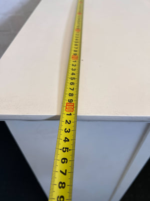 Chic White 4-Tier Bookshelf with Classic Design