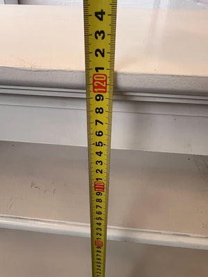 Chic White 4-Tier Bookshelf with Classic Design