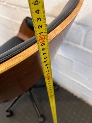 Stylish Mid-Century Modern Swivel Office Chair