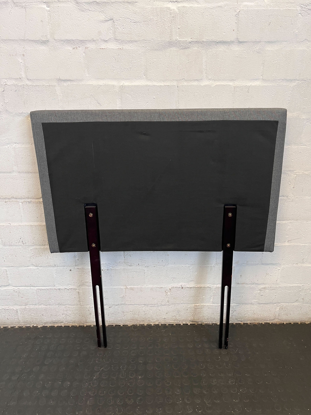 Modern Grey Upholstered Single Headboard