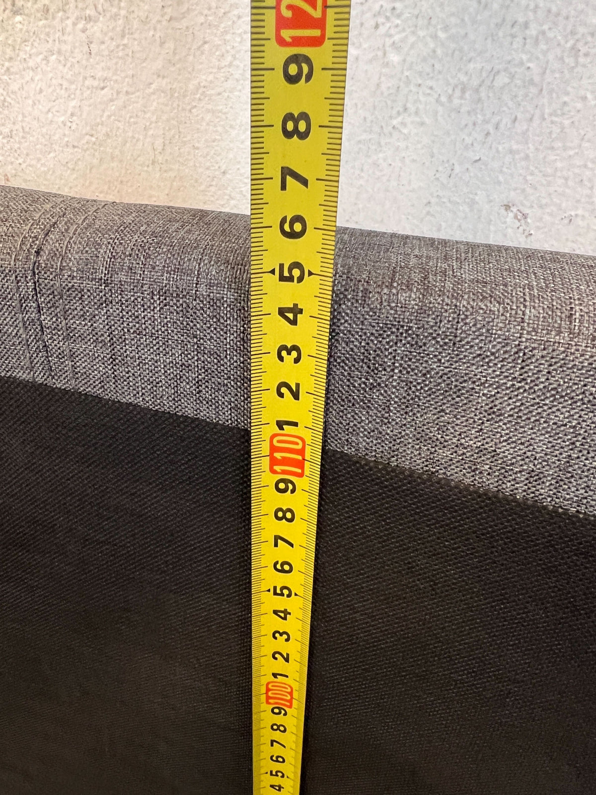 Modern Grey Upholstered Single Headboard