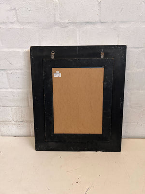 Ornate Silver & Gold Oval Mirror - Vintage Style Wall Decor