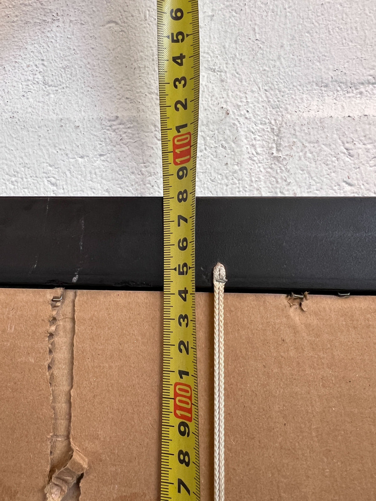 Elegant Dark Framed Wall Mirror