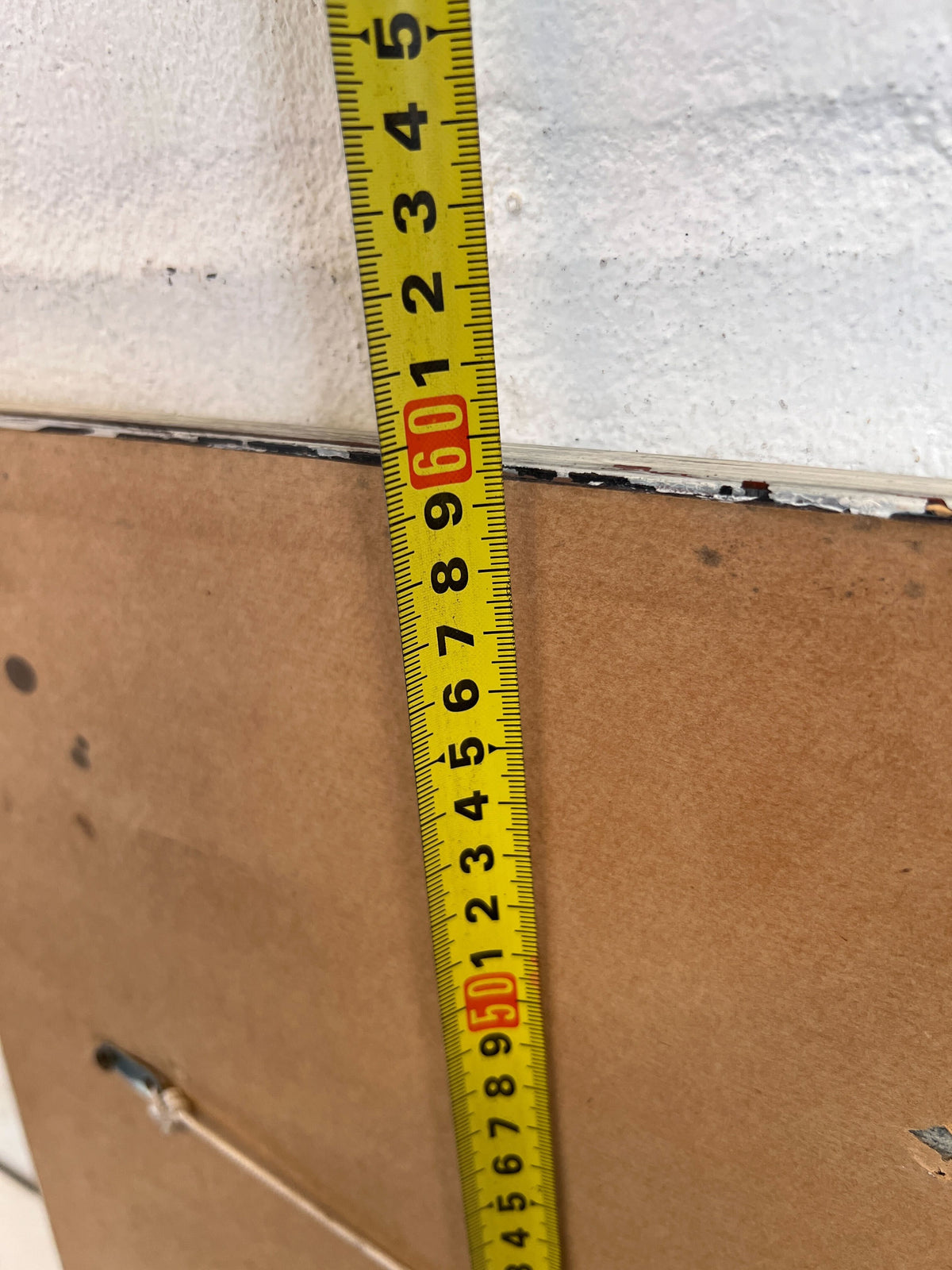 Rustic Chic Distressed White Wood Frame Mirror