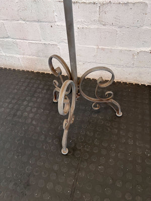 Vintage Wrought Iron Coat Rack - Hallway Organizer