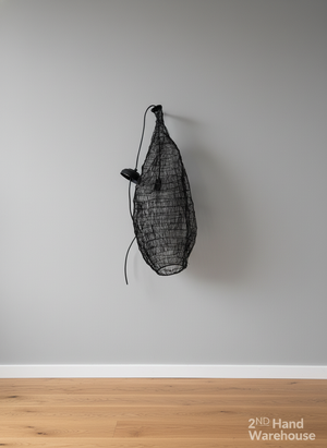 Modern Black Woven Wire Pendant Light Shade - 2ndhandwarehouse.com