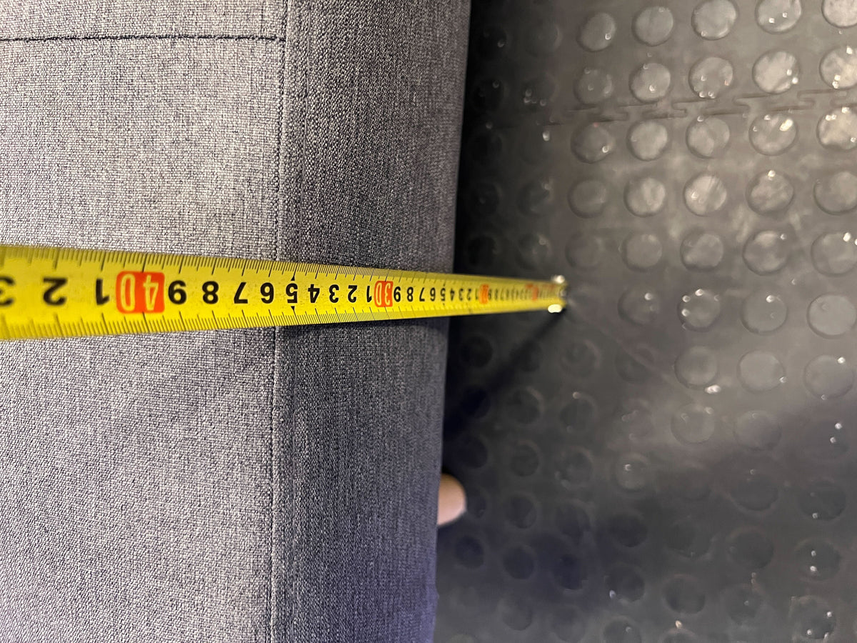 Modern Grey Fabric Sofa Bed - Compact & Versatile