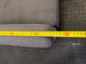 Modern Grey Fabric Sofa Bed - Compact & Versatile