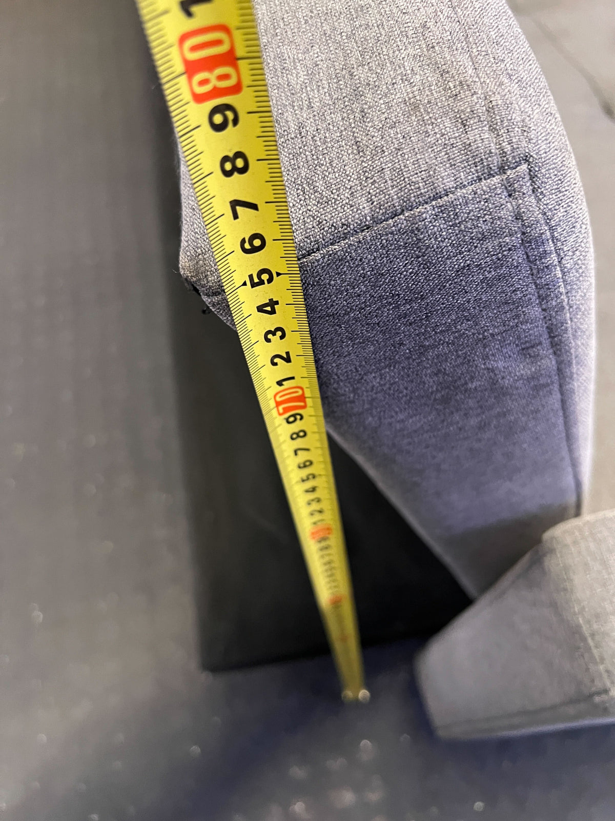 Modern Grey Fabric Sofa Bed - Compact & Versatile