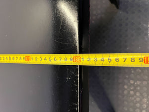 Sleek Black Rectangular Dining Table