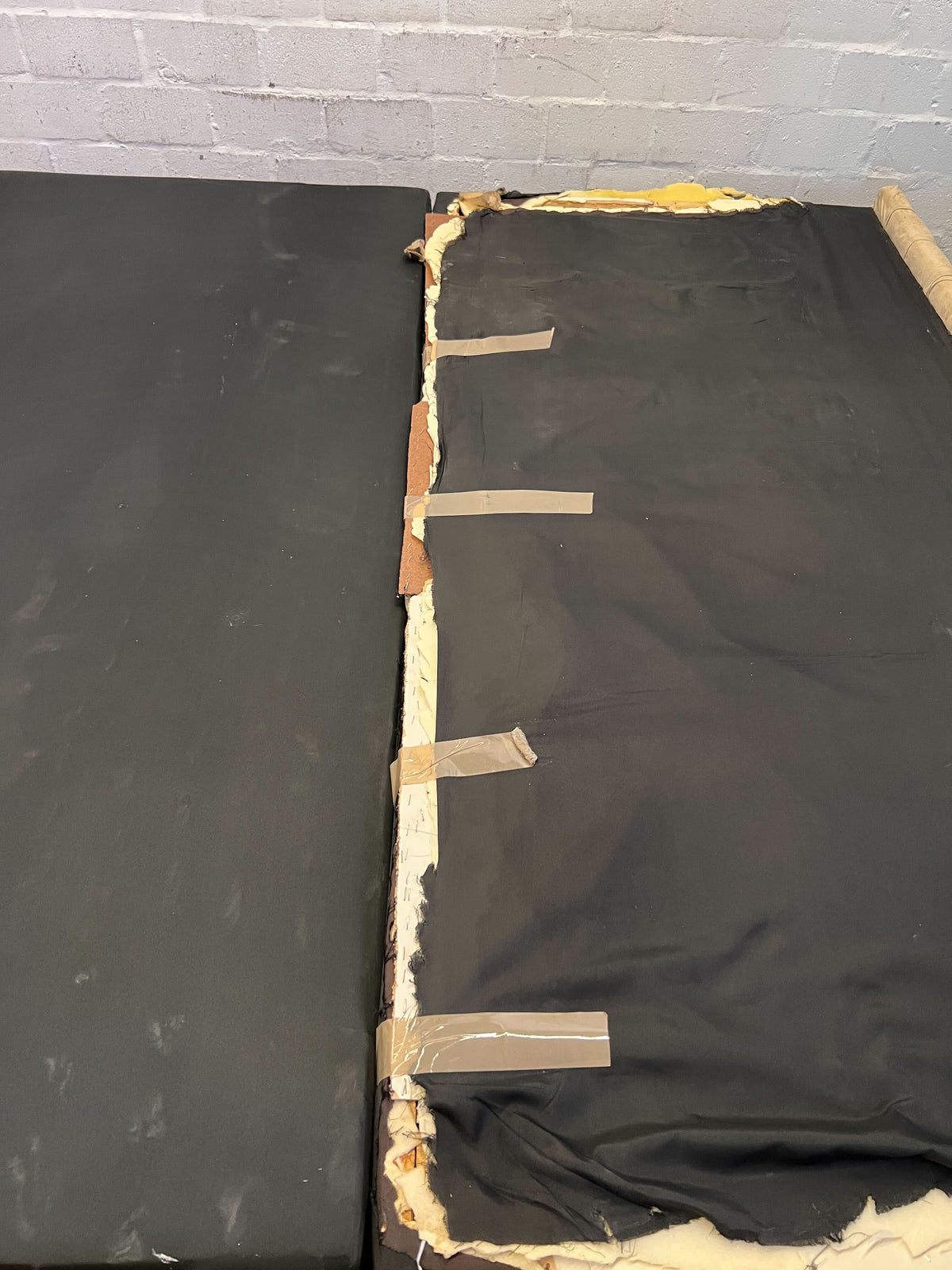 Elegant Tufted Upholstered King Bed Base