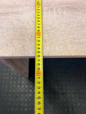 Compact Light Wood Desk with 2 Drawers - Home Office/Study