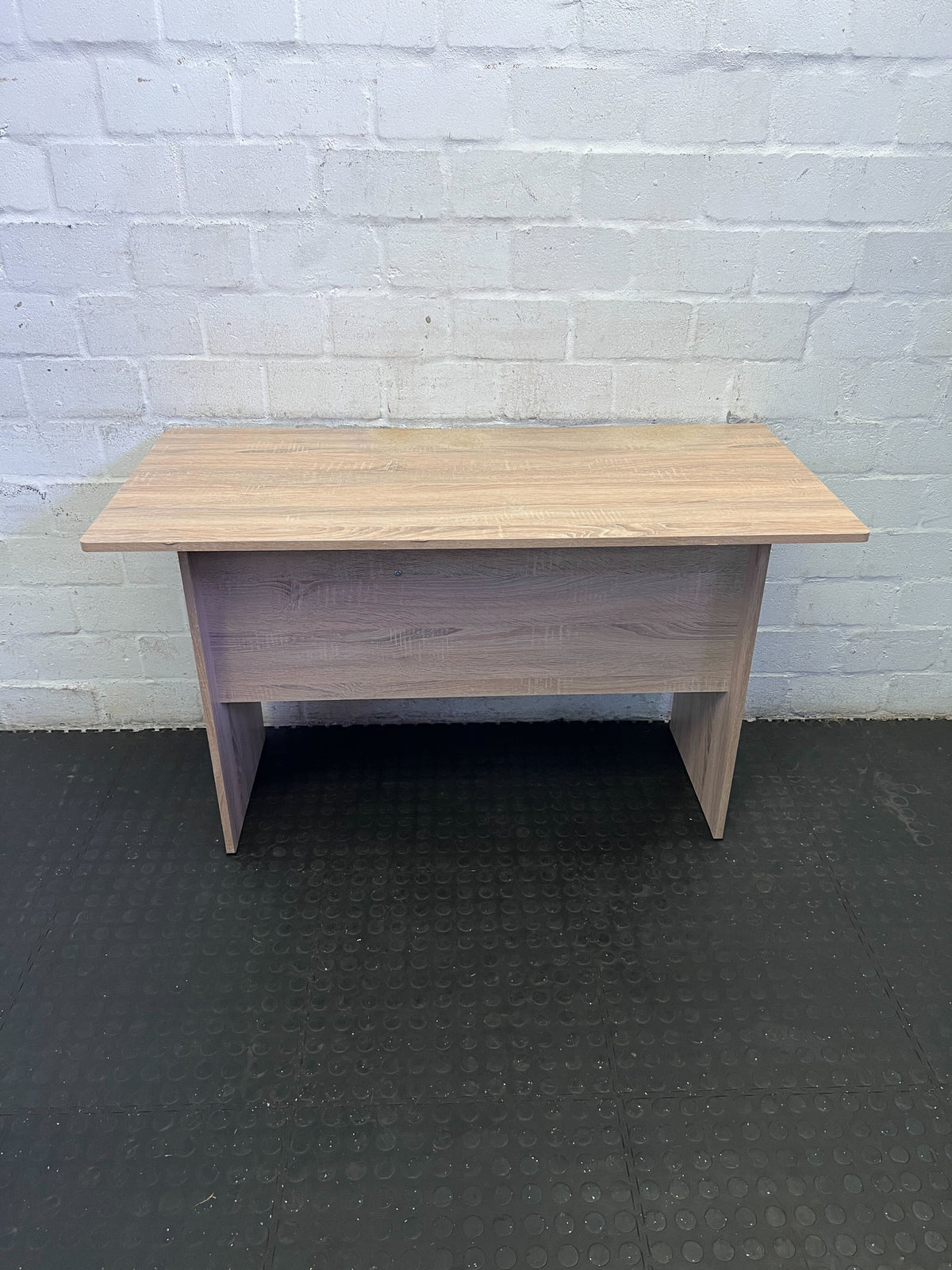 Compact Light Wood Desk with 2 Drawers - Home Office/Study