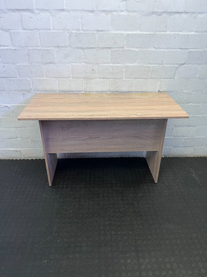 Compact Light Wood Desk with 2 Drawers - Home Office/Study