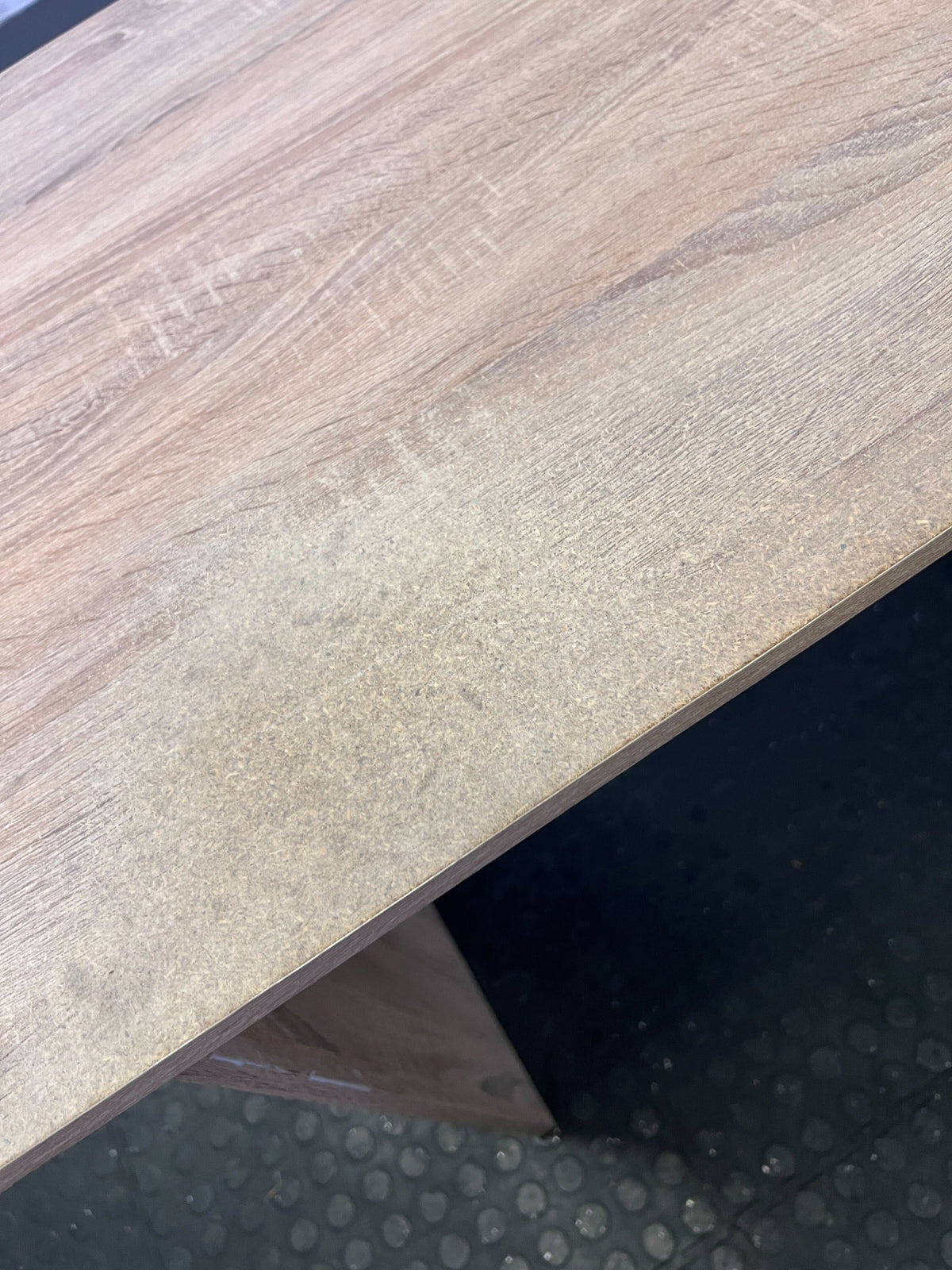 Compact Light Wood Desk with 2 Drawers - Home Office/Study