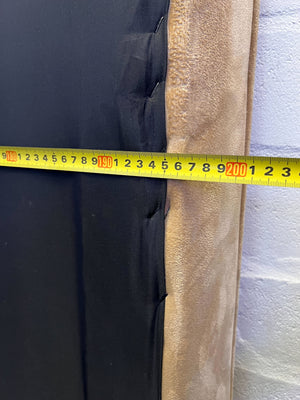 Elegant Beige Velvet Tufted Headboard - Queen/King Size