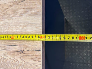 Modern Two-Tone Compact Desk with Storage