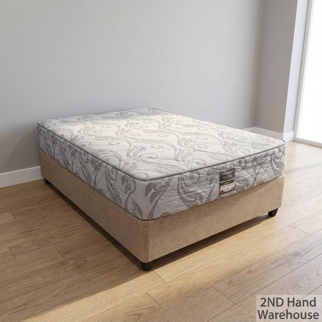 Comfort Sleep Queen Mattress & Upholstered Base Set