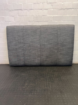 Grey Upholstered Coricraft Queen Headboard - Modern Design