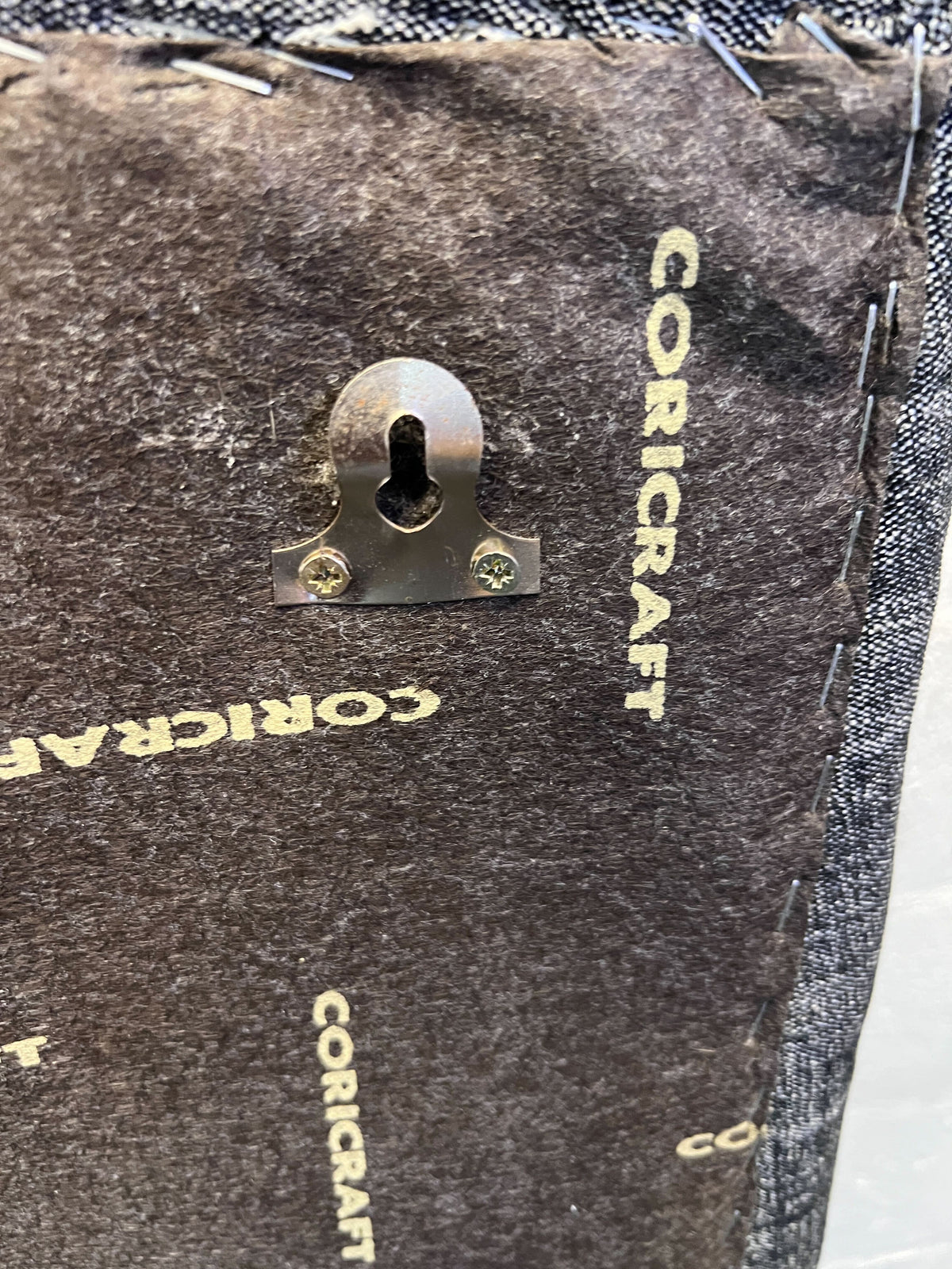 Grey Upholstered Coricraft Queen Headboard - Modern Design