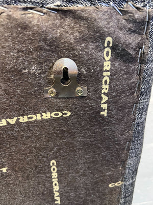 Grey Upholstered Coricraft Queen Headboard - Modern Design