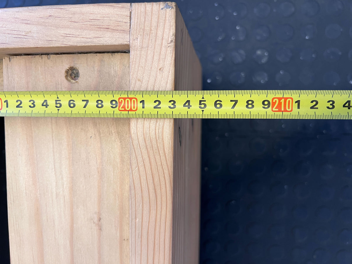 Modern Minimalist Wooden Bed Frame with Headboard & Drawers