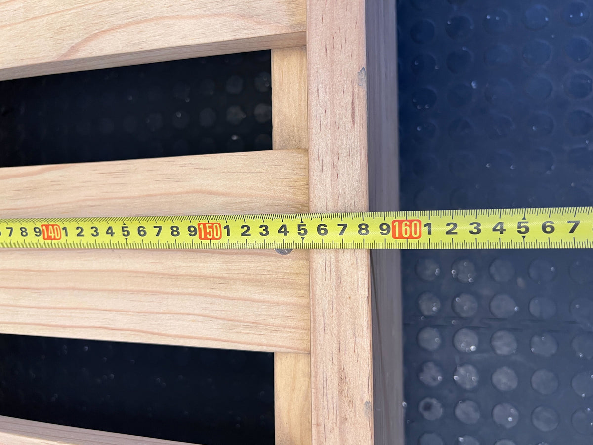 Modern Minimalist Wooden Bed Frame with Headboard & Drawers