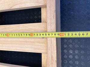 Modern Minimalist Wooden Bed Frame with Headboard & Drawers