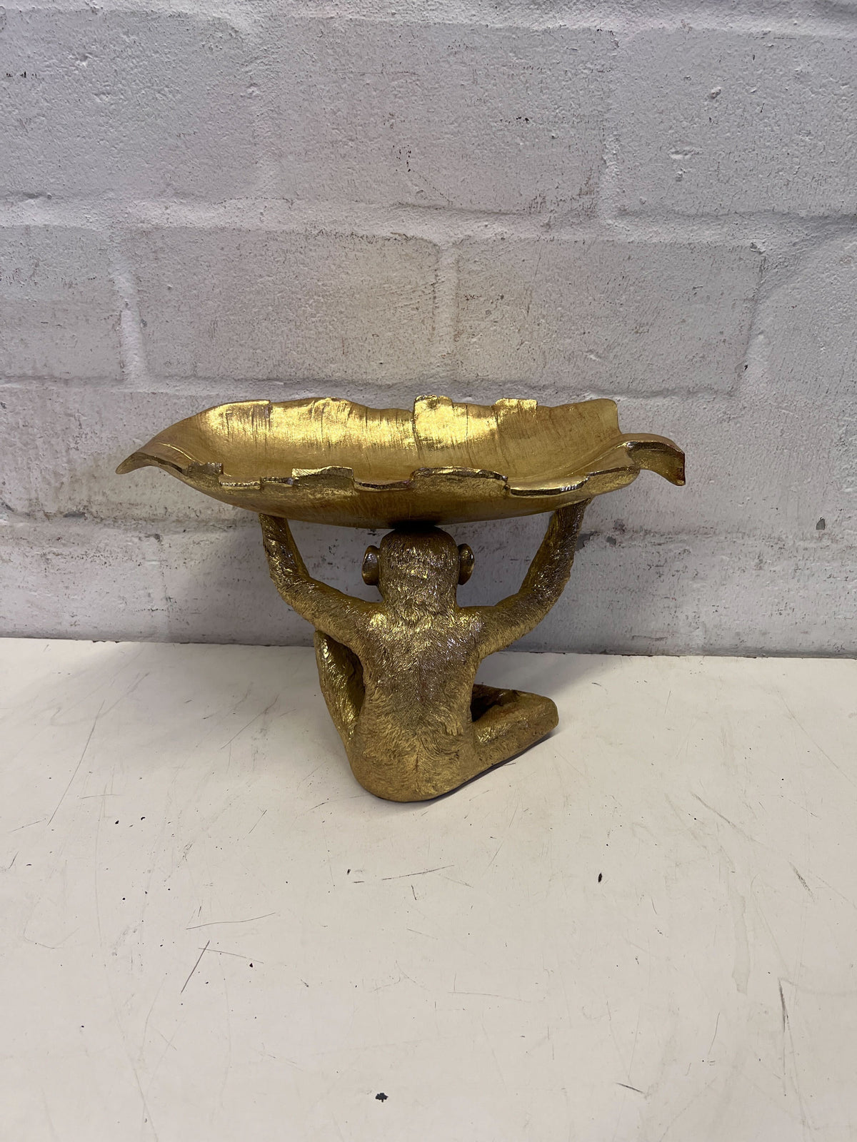 Chic Golden Monkey Trinket Dish | Unique Home Decor