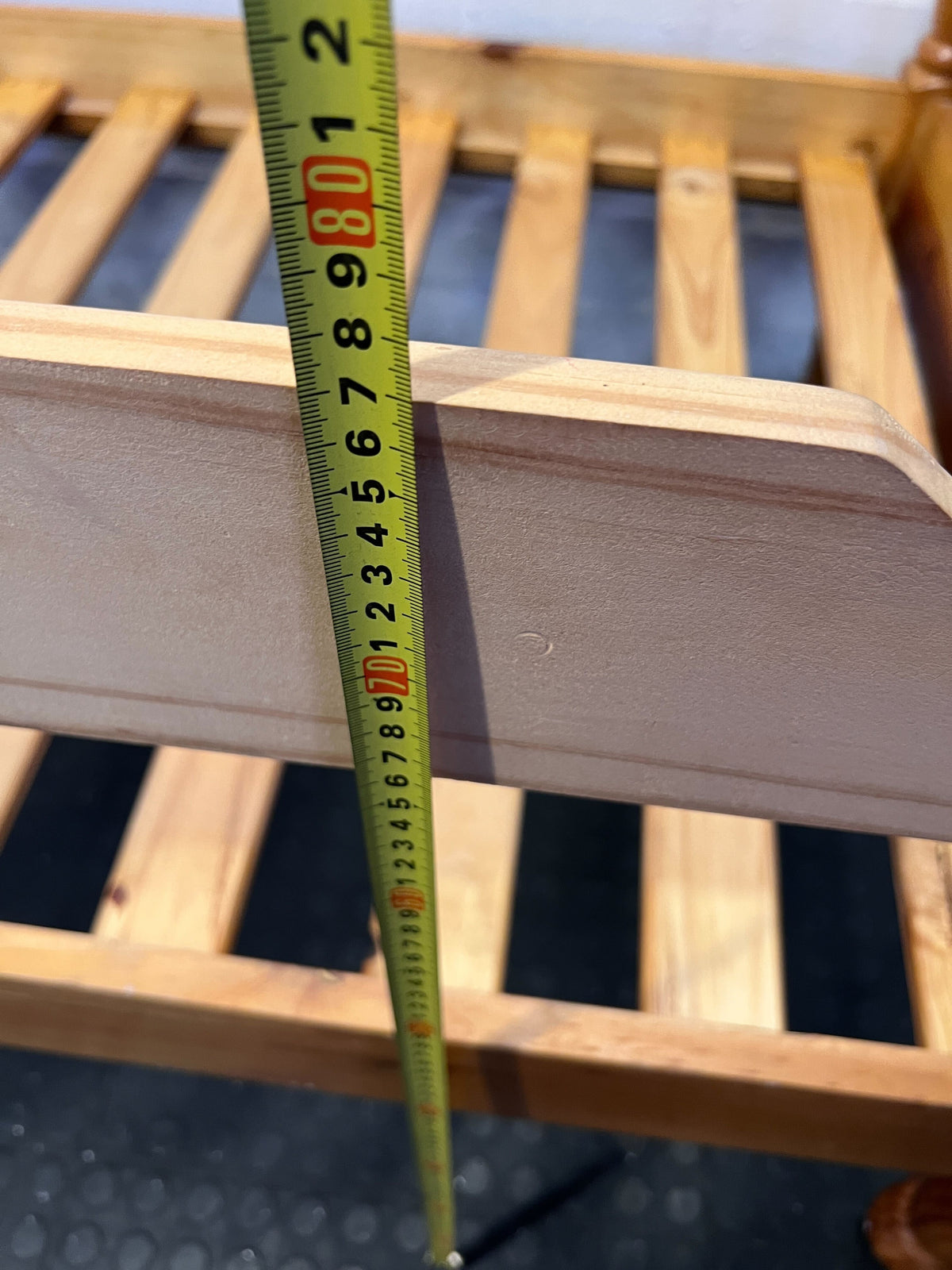 Classic Solid Pine Single Bed Frame with Slats