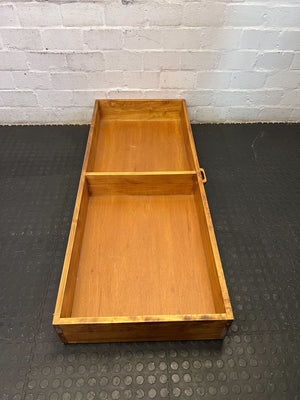 Vintage Wooden Divided Storage Tray