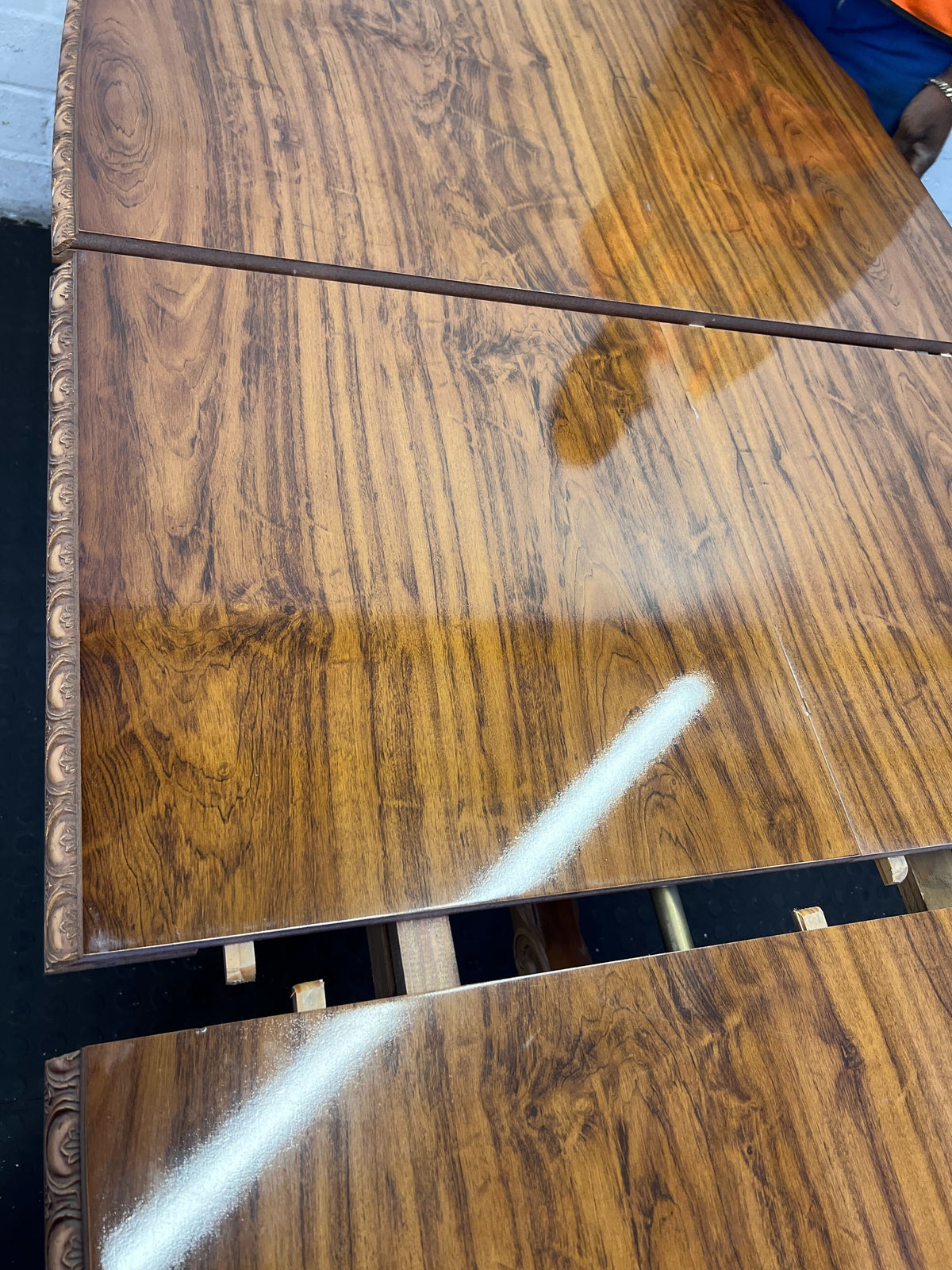 Elegant Oval Double Pedestal Dining Table - Classic Wood Finish