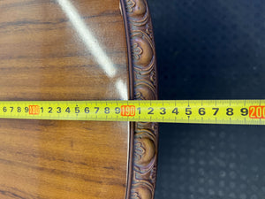 Elegant Oval Double Pedestal Dining Table - Classic Wood Finish