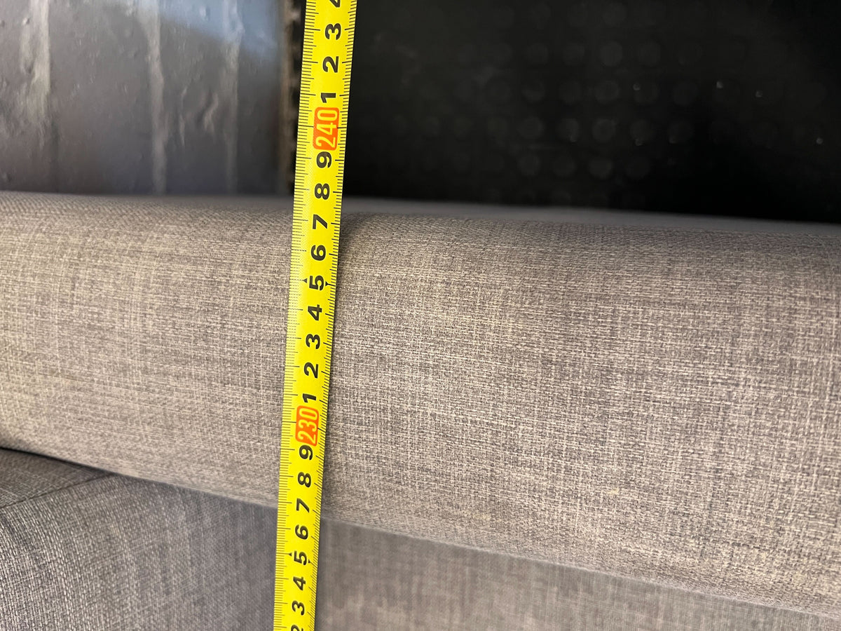 Comfy Grey L-Shape Sectional Sofa with Chaise Lounge