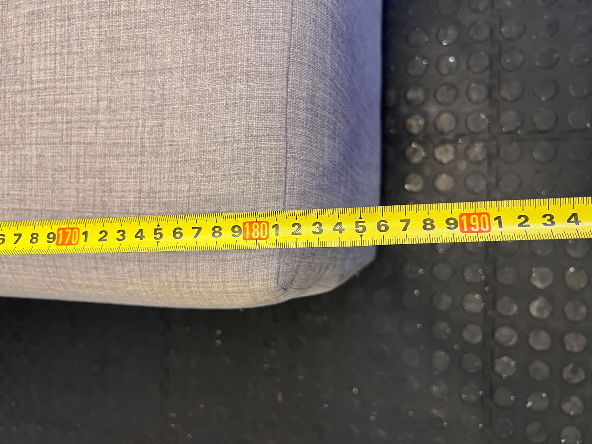 Comfy Grey L-Shape Sectional Sofa with Chaise Lounge