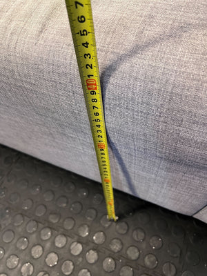 Comfy Grey L-Shape Sectional Sofa with Chaise Lounge