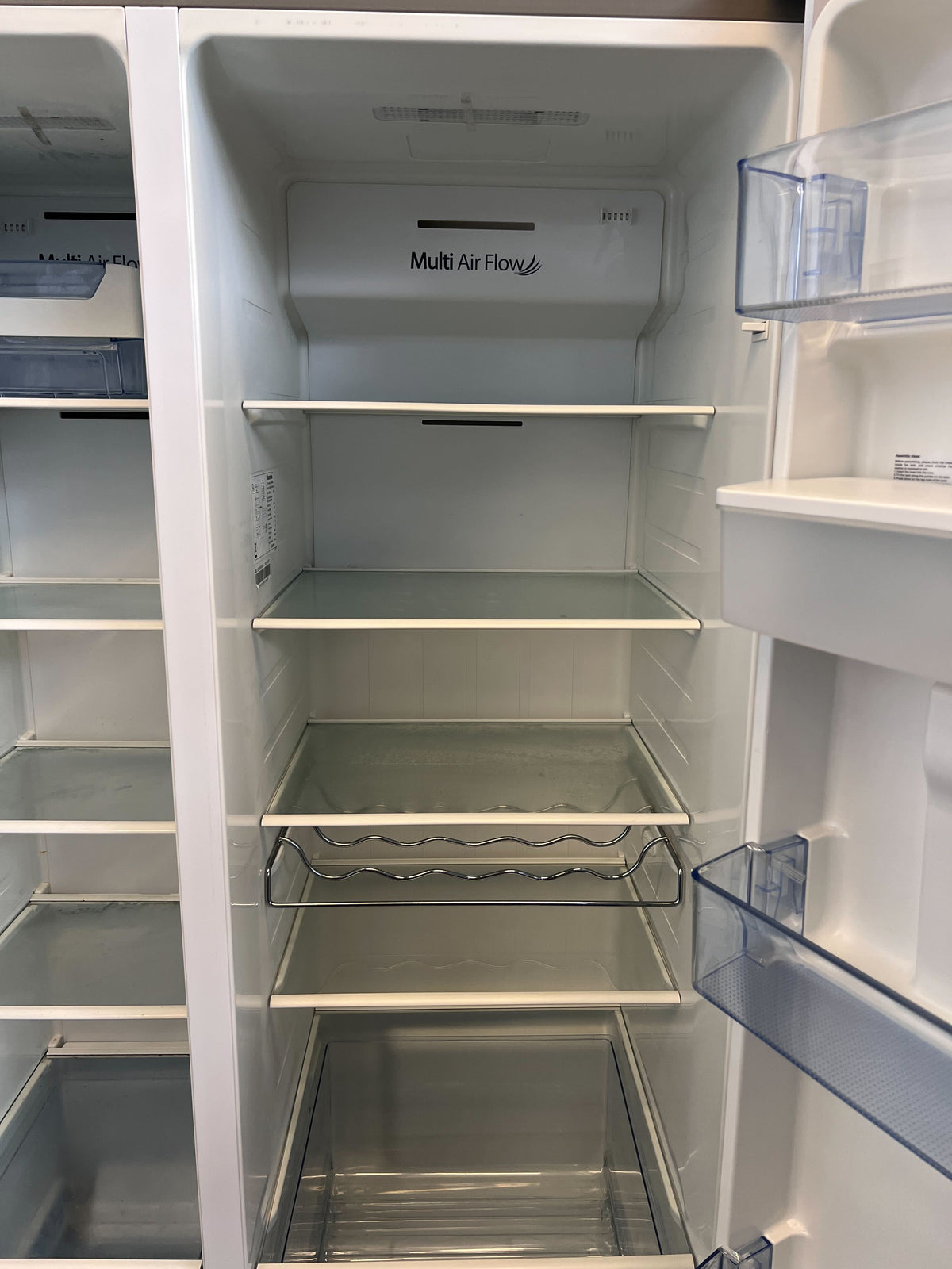 Hisense Black Side-by-Side Fridge Freezer with Water Dispenser