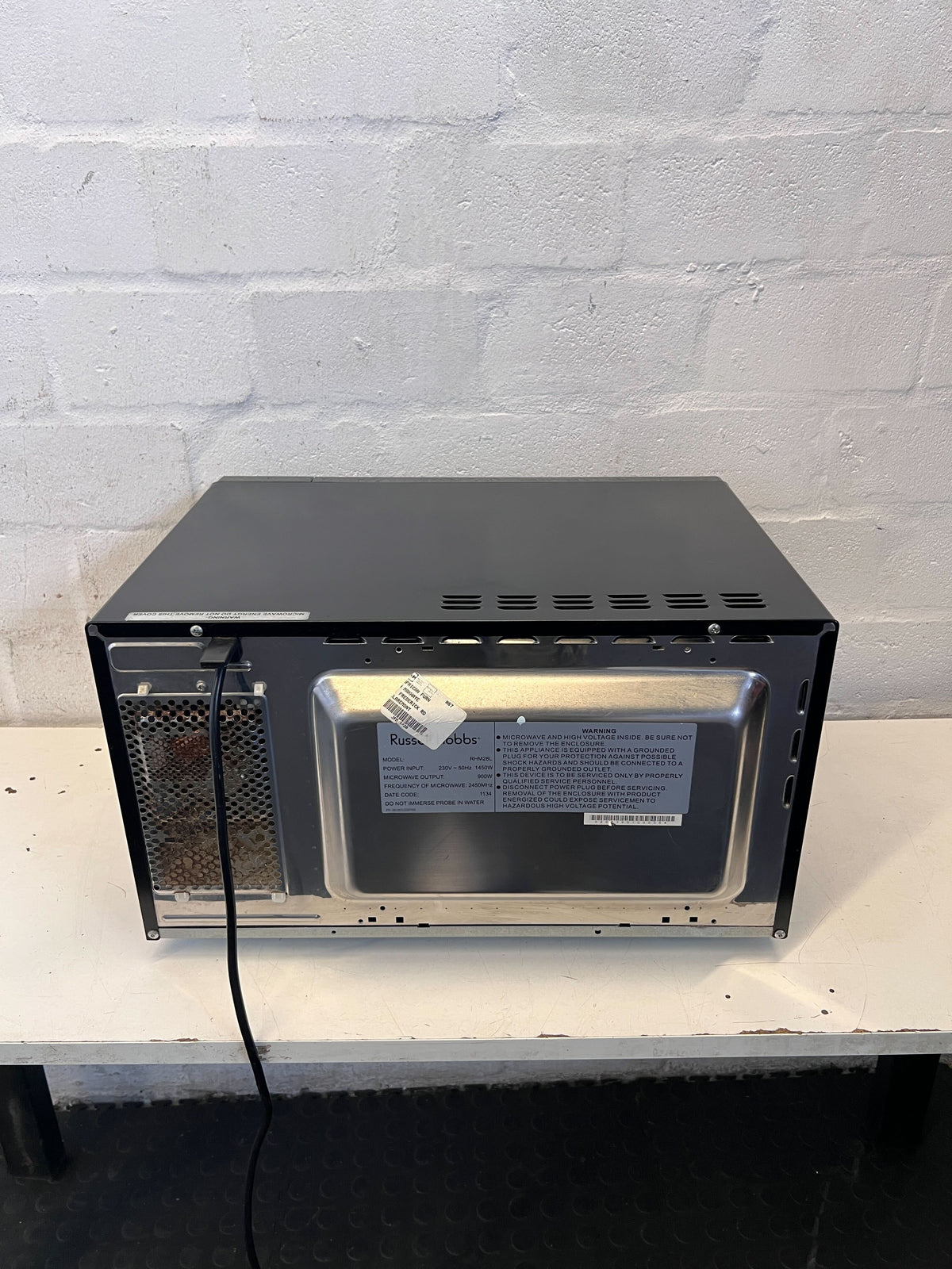 Russell Hobbs Black Digital Microwave - Modern Kitchen Essential