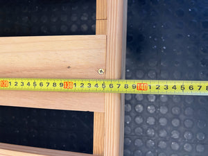 Sturdy Pine Wood Slatted Bed Frame - 2ndhandwarehouse.com