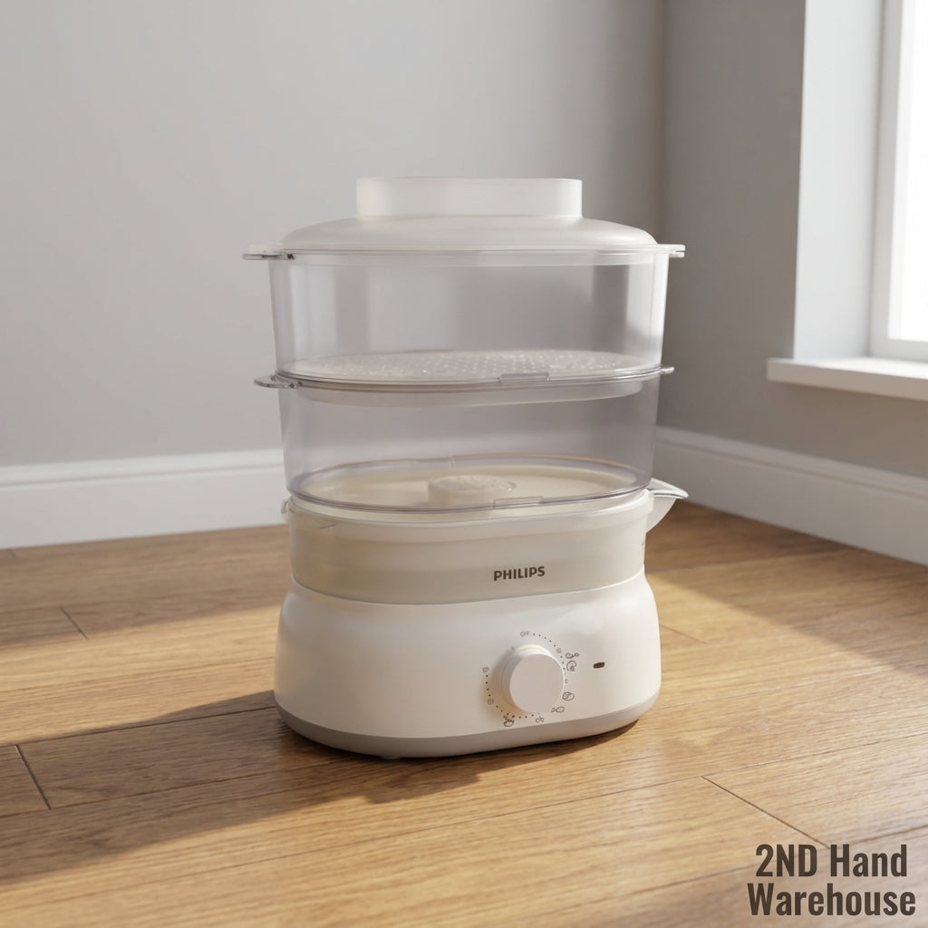 Philips 2-Tier Food Steamer - Healthy Cooking Made Easy!